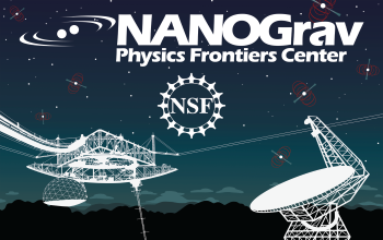 NANOGrav Physics Frontiers Center and NSF logos